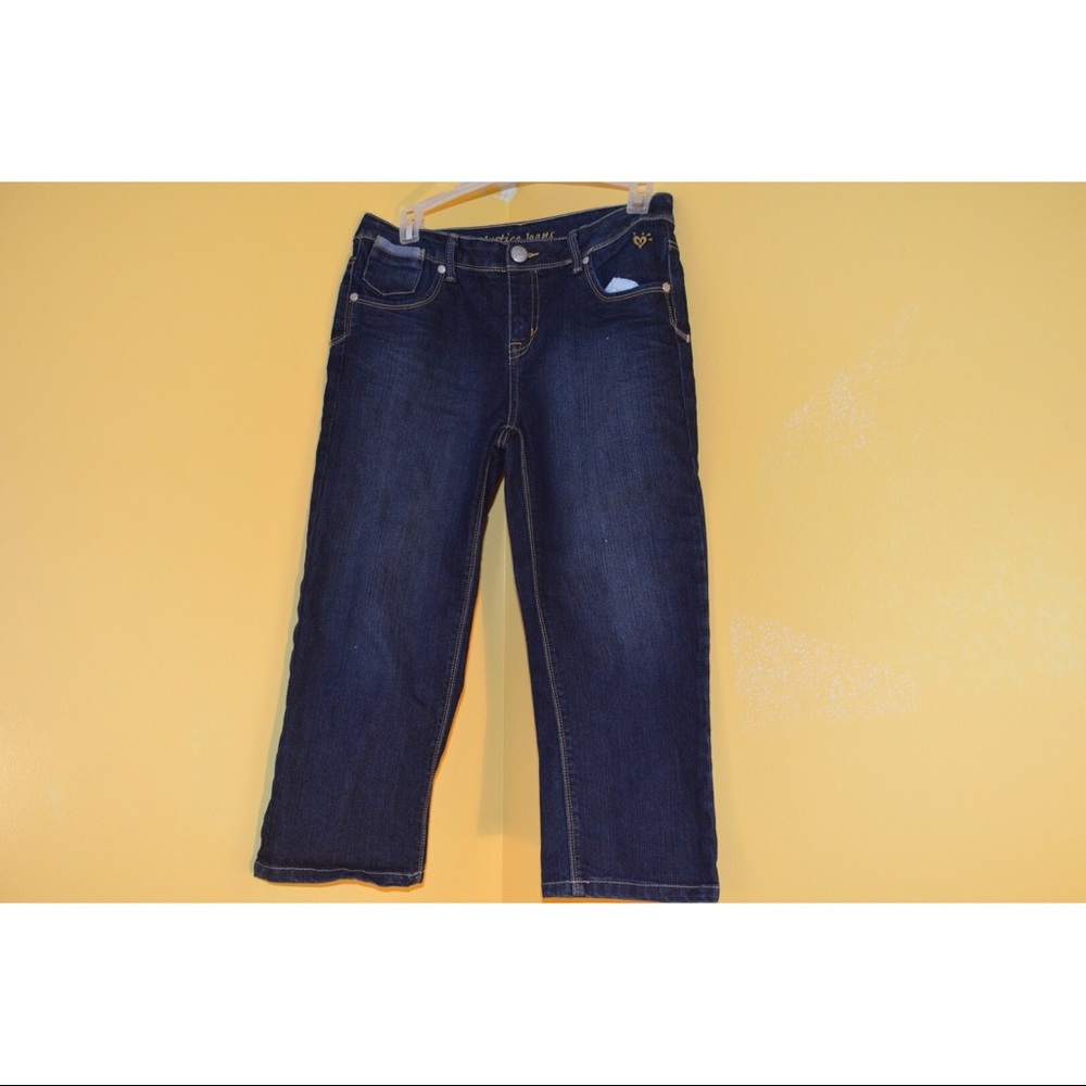 Girls denim Capri pants